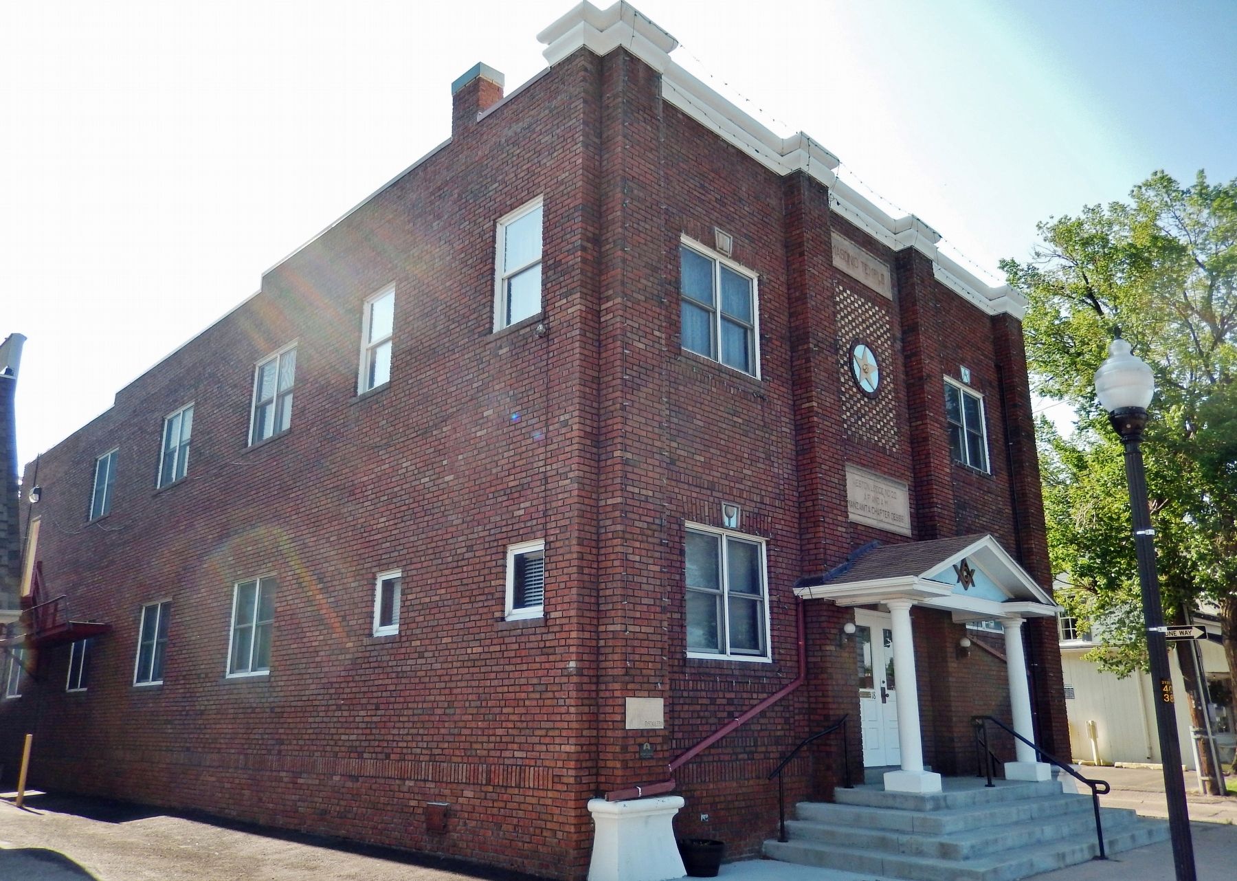 Weston Masonic Lodge (<i>northwest elevation</i>). Click for full size. Weston Masonic Lodge (<i>northwest elevation</i>) image. Click for full size.