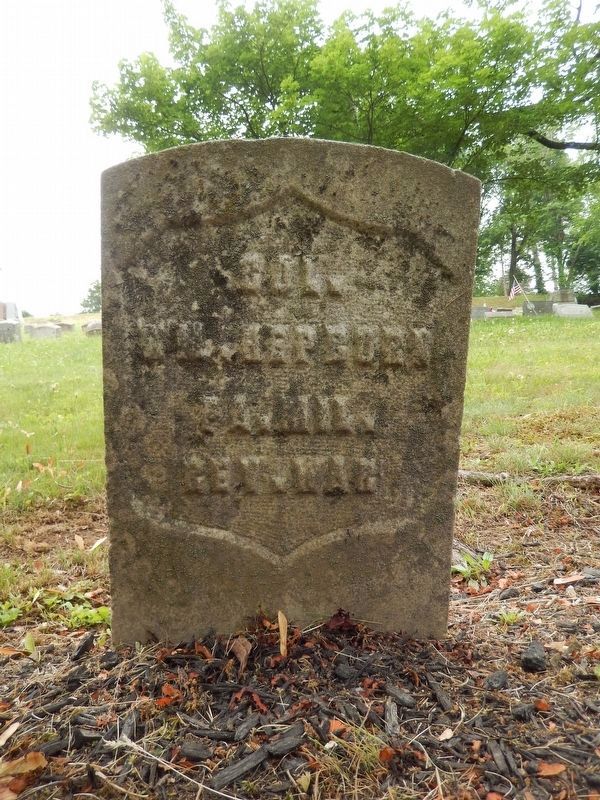 William Hepburn Headstone image. Click for full size.
