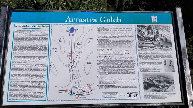 Arrastra Gulch Marker image. Click for full size.