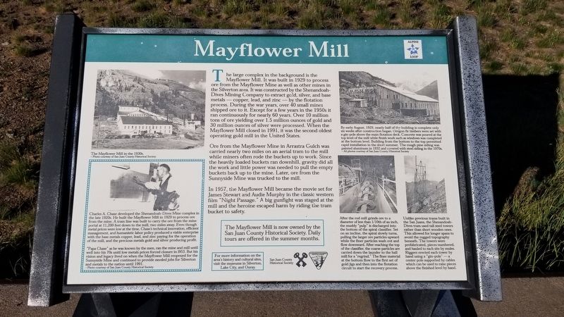 Mayflower Mill Marker image. Click for full size.