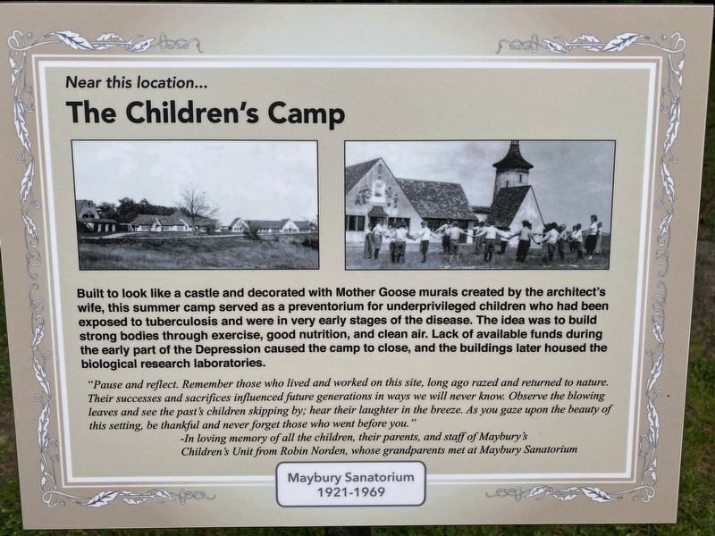 The Children's Camp Marker image. Click for full size.