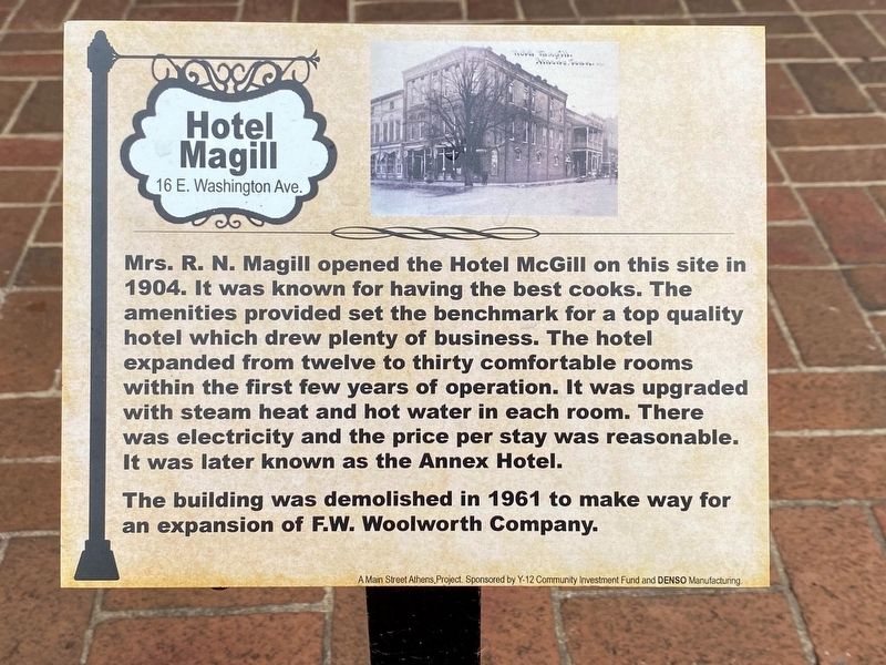 Hotel Magill Marker image. Click for full size.