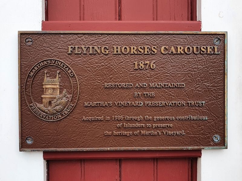 Flying Horses Carousel Marker image. Click for full size.