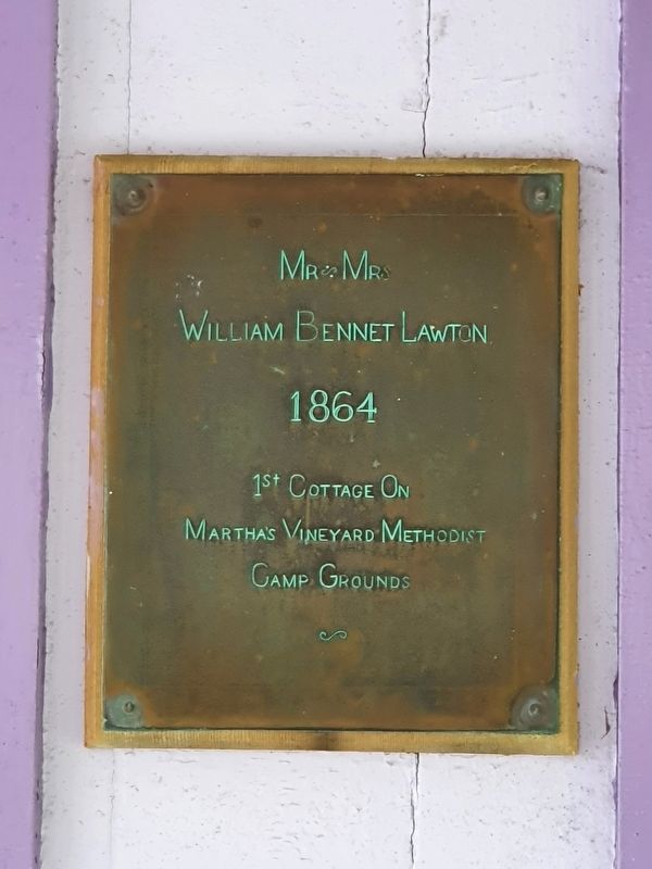 The Lawton Cottage Marker image. Click for full size.