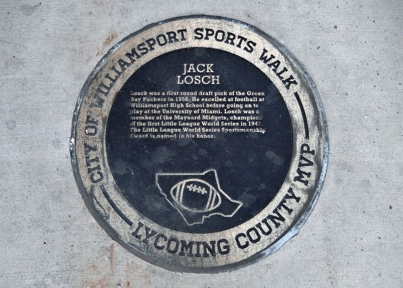 Jack Losch Marker. Click for full size. Jack Losch Marker image. Click for full size.
