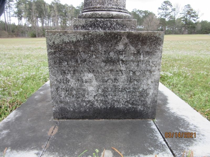 Captain Seth Roberts Field Monument (Back). Click for full size. Captain Seth Roberts Field Monument (Back) image. Click for full size.