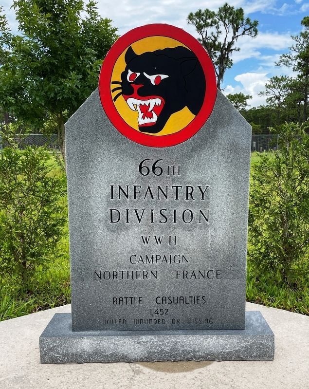 66th Infantry Division Marker image. Click for full size.