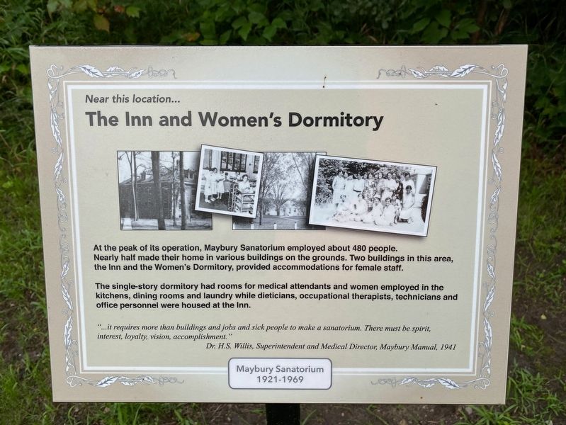 Near this location... The Inn and Women's Dormitory Marker image. Click for full size.
