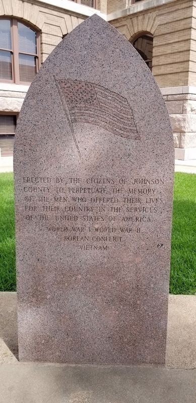 Johnson County War Memorial image. Click for full size.