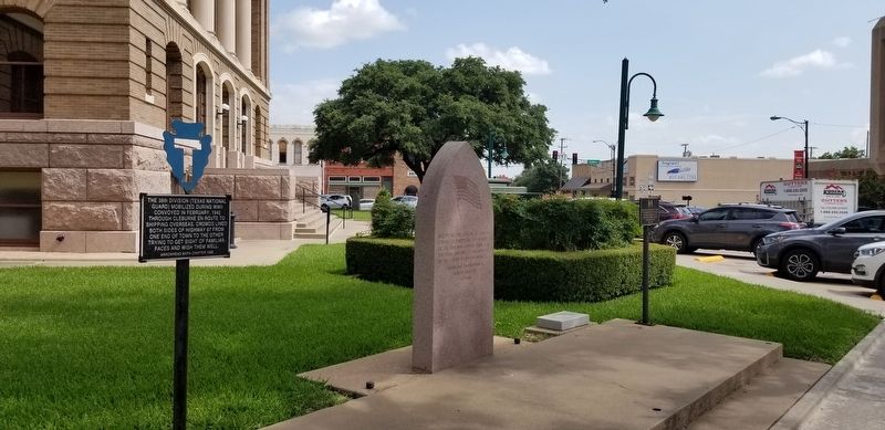The view of the Johnson County War Memorial with the other memorials image. Click for full size.