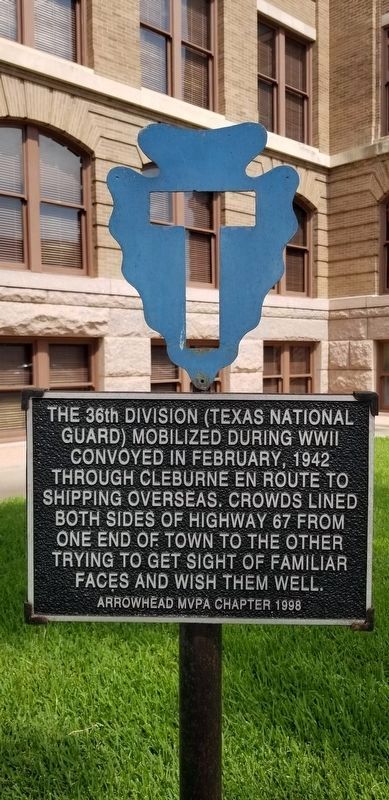 The 36th Division - Texas National Guard Marker. Click for full size. The 36th Division - Texas National Guard Marker image. Click for full size.