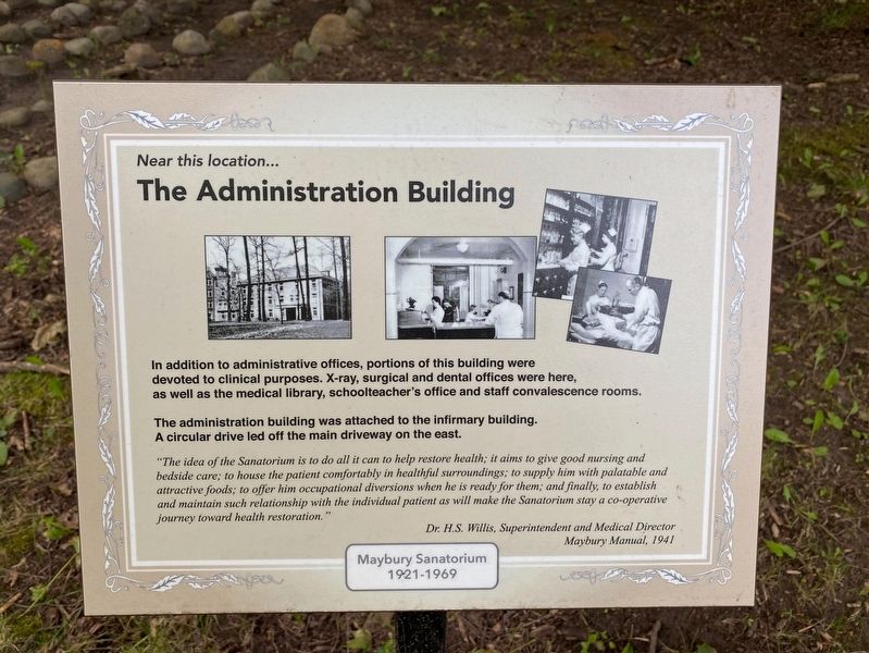 Near this location... The Administration Building Marker image. Click for full size.