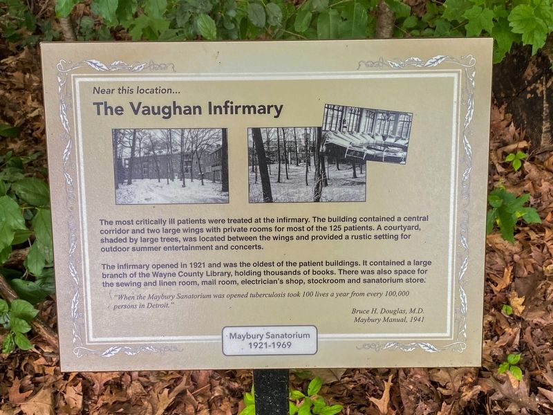 Near this location...The Vaughan Infirmary Marker image. Click for full size.