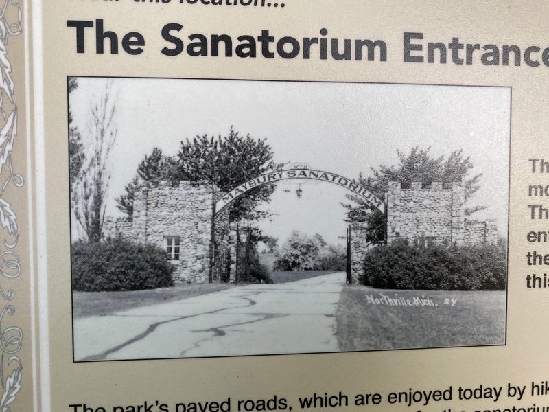 Near this location...The Sanatorium Entrance image. Click for full size.