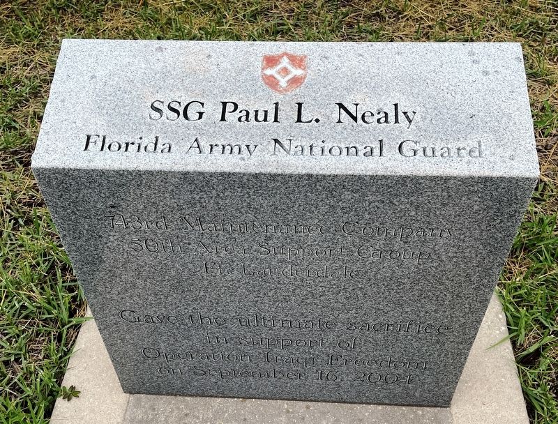 SSG Paul L. Nealy Marker image. Click for full size.