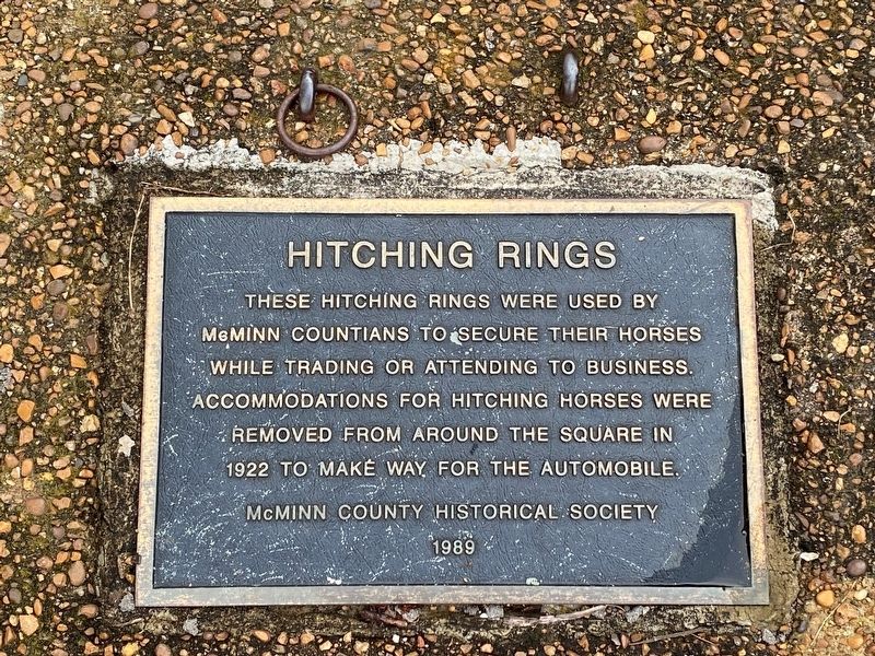 Hitching Rings Marker image. Click for full size.
