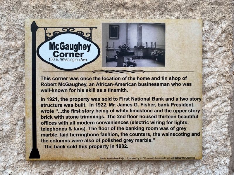McGaughey Corner Marker image. Click for full size.