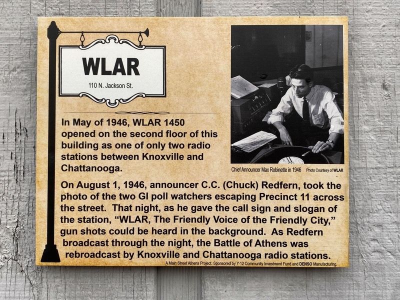 WLAR Marker image. Click for full size.