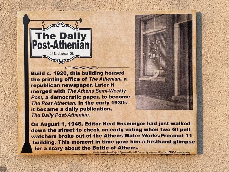 The Daily Post-Athenian Marker image. Click for full size.
