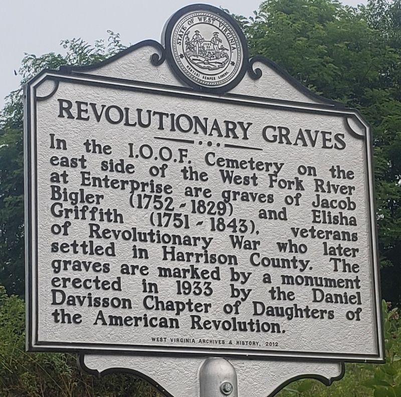 Revolutionary Graves Marker image. Click for full size.