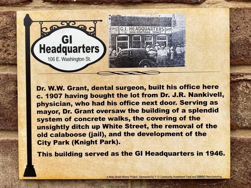 GI Headquarters Marker image. Click for full size.