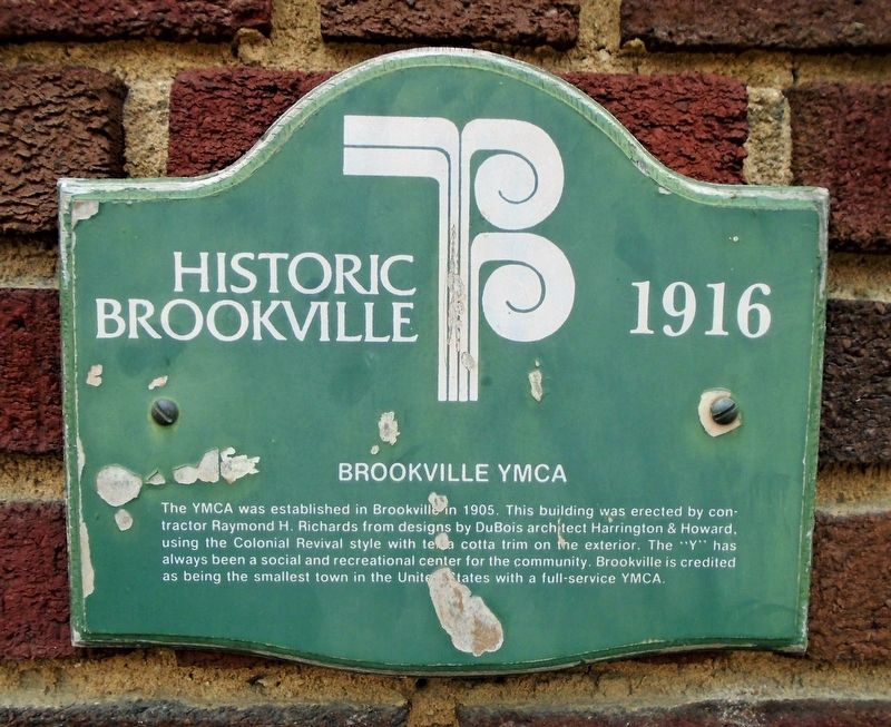 Brookville YMCA Marker image. Click for full size.