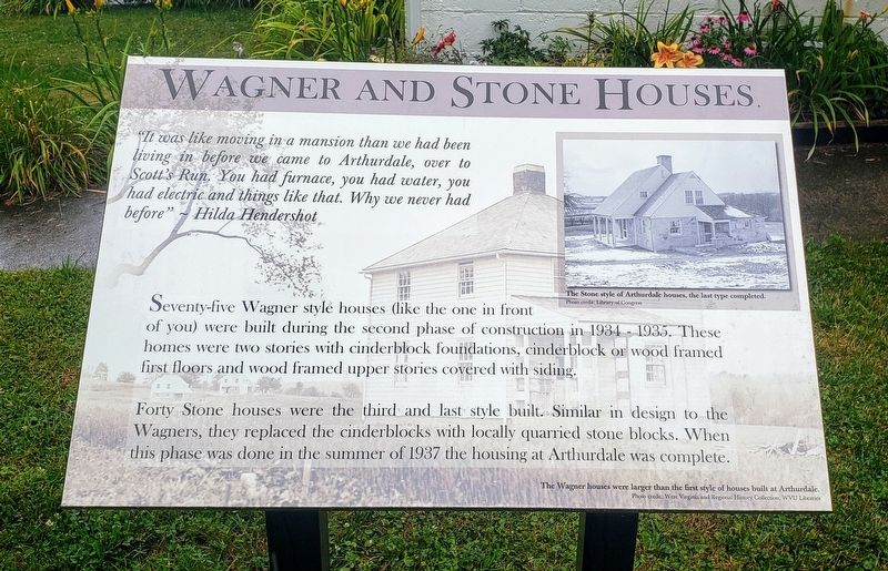 Wagner And Stone Houses Marker image. Click for full size.