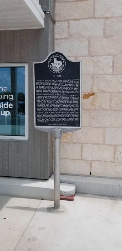 H-E-B Marker. Click for full size. H-E-B Marker image. Click for full size.