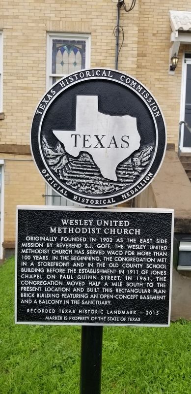 Westley United Methodist Church Marker image. Click for full size.