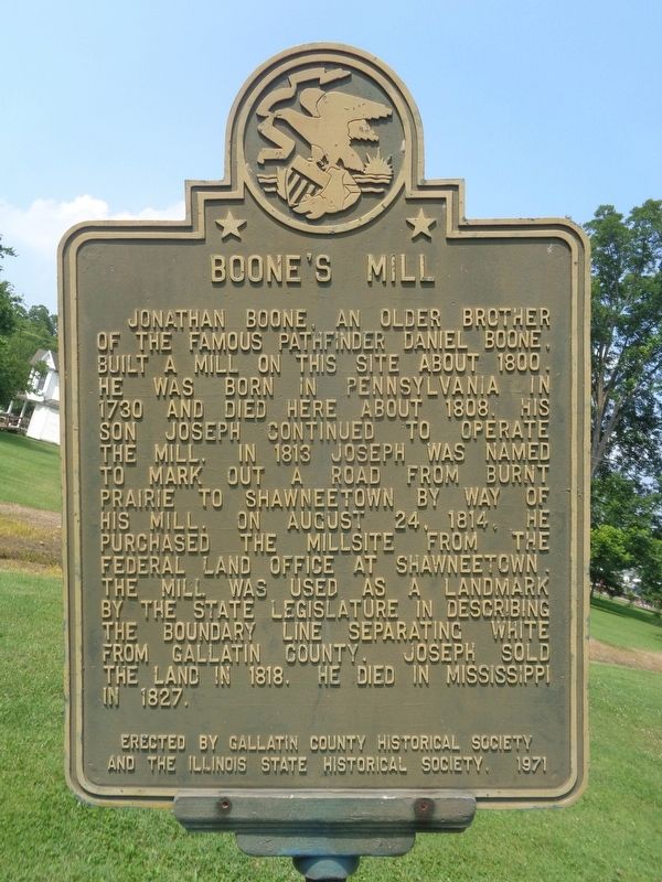 Boone's Mill Marker image. Click for full size.