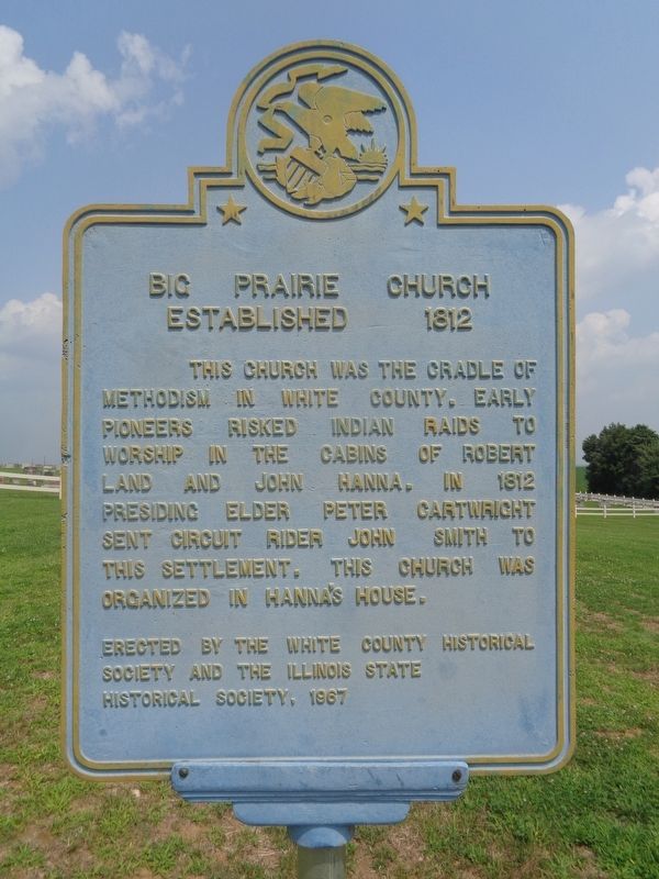 Big Prairie Church Marker. Click for full size. Big Prairie Church Marker image. Click for full size.