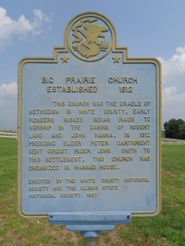 Big Prairie Church Marker image. Click for full size.