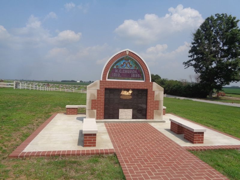 Former Site of Big Prairie United Methodist Church Marker image. Click for full size.