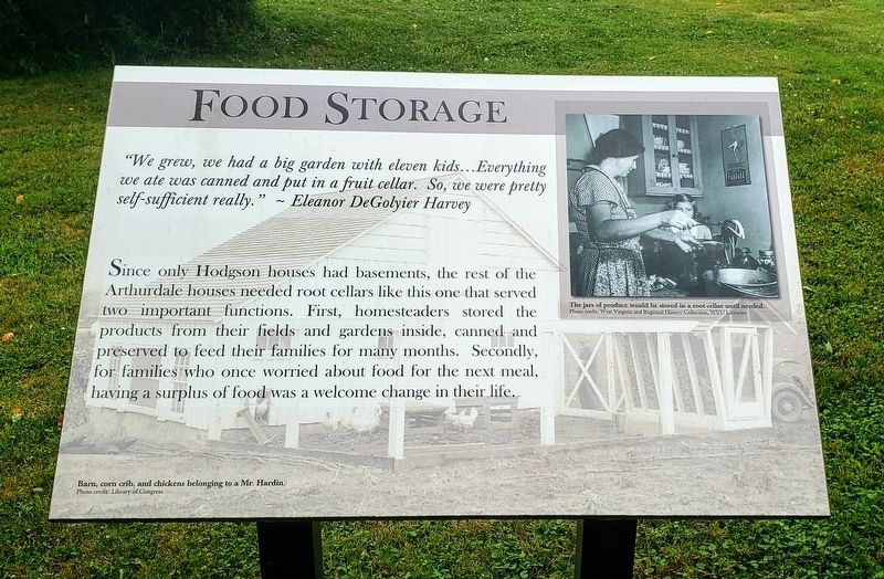 Food Storage Marker image. Click for full size.
