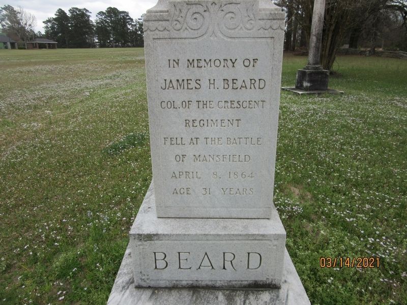 James H. Beard Monument (Front). Click for full size. James H. Beard Monument (Front) image. Click for full size.