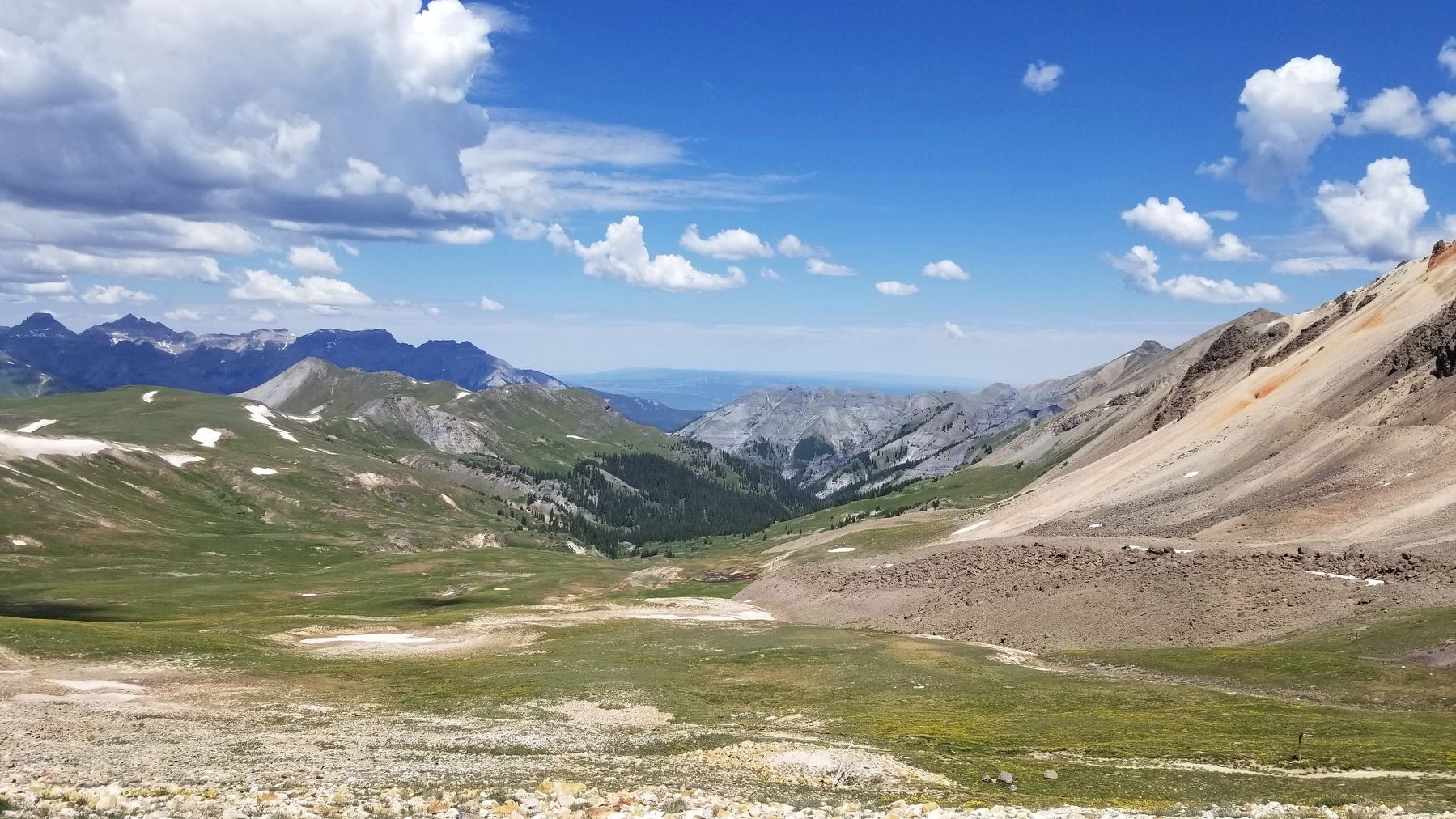 The view from Engineer Pass image. Click for full size.