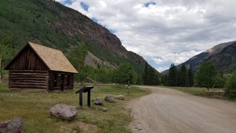 The ghost town of Capital City and Lee's Legacy Marker. Click for full size. The ghost town of Capital City and Lee's Legacy Marker image. Click for full size.