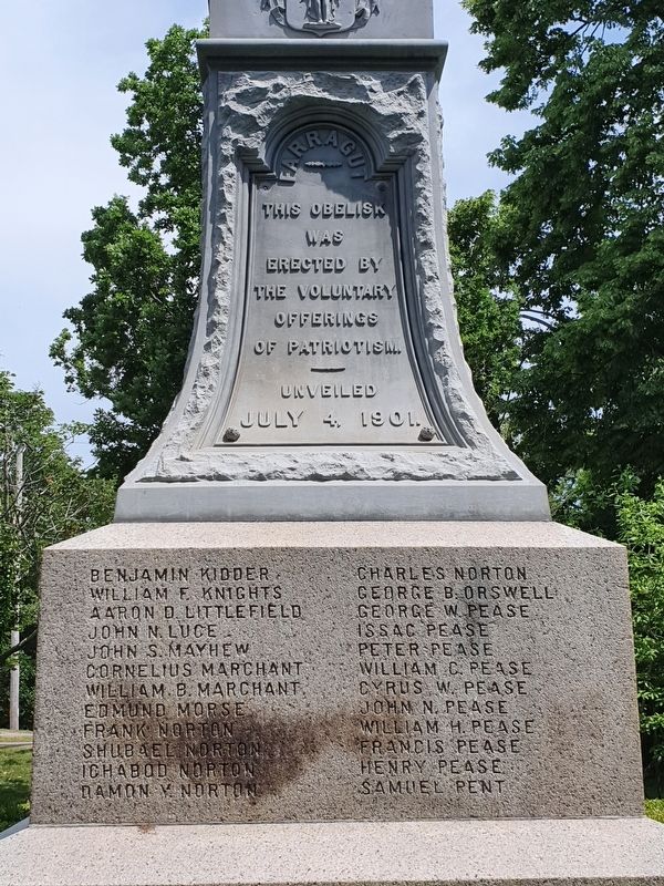 Edgartown Civil War Memorial image. Click for full size.