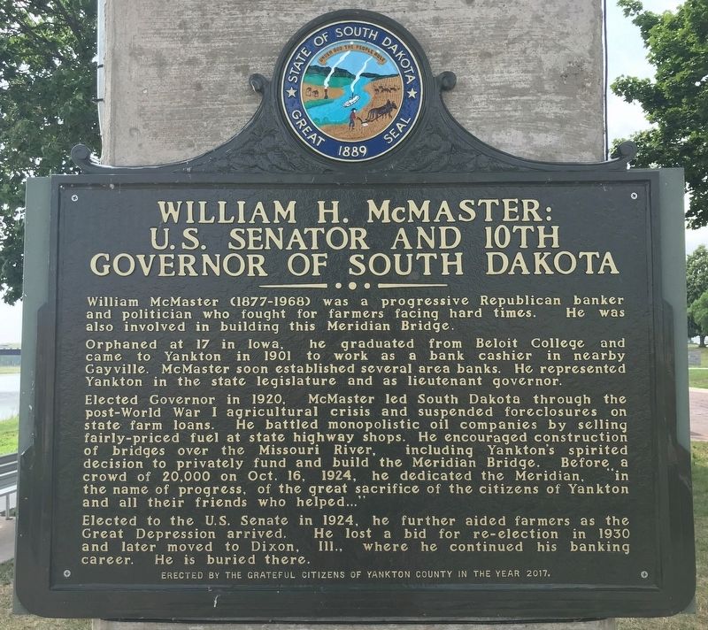 William H. McMaster Marker image. Click for full size.