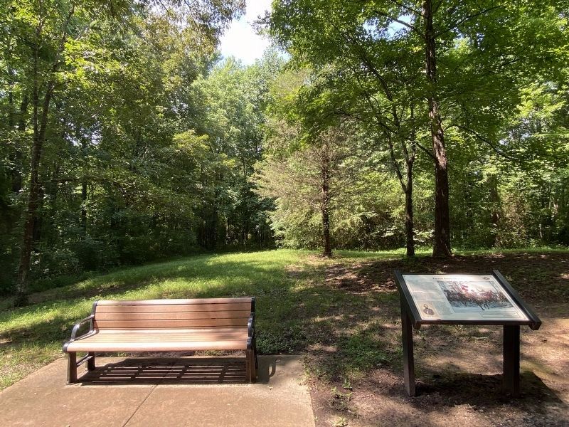 Forrest Averts Disaster Marker image. Click for full size.