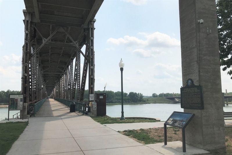 Meridian Bridge & William H. McMaster Marker image. Click for full size.