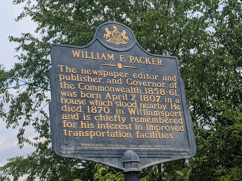 William F. Packer Marker image. Click for full size.