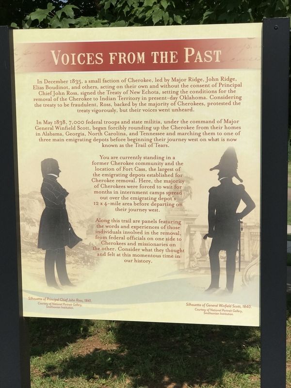 Voices from the Past Marker image. Click for full size.