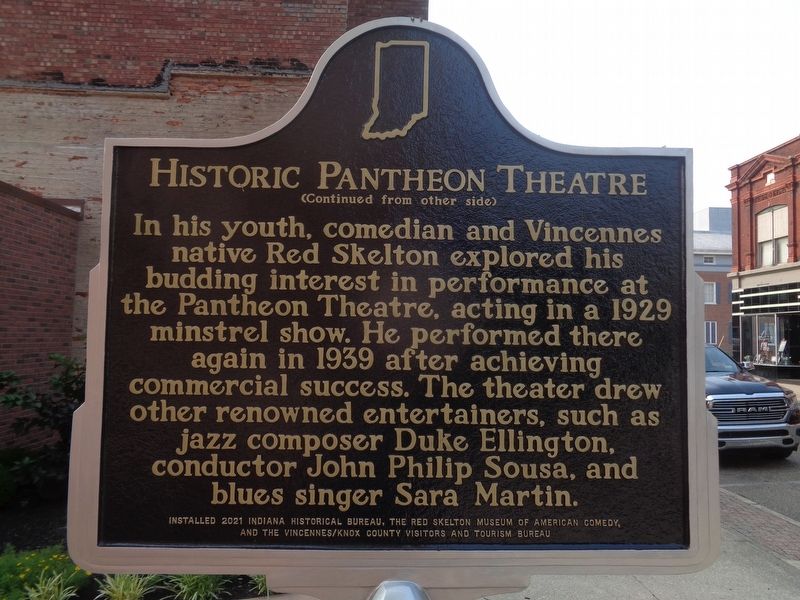 Historic Pantheon Theatre Marker image. Click for full size.