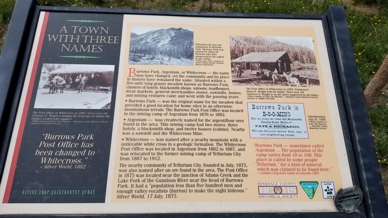 A Town with Three Names Marker image. Click for full size.
