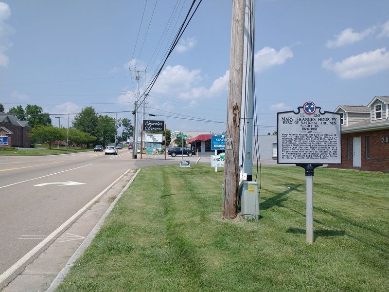 Mary Frances Housley Marker. Click for full size. Mary Frances Housley Marker image. Click for full size.