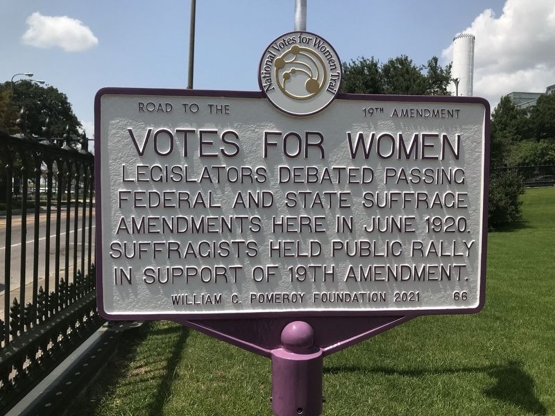 Votes For Women Marker image. Click for full size.