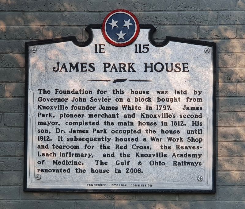 James Park House Marker image. Click for full size.