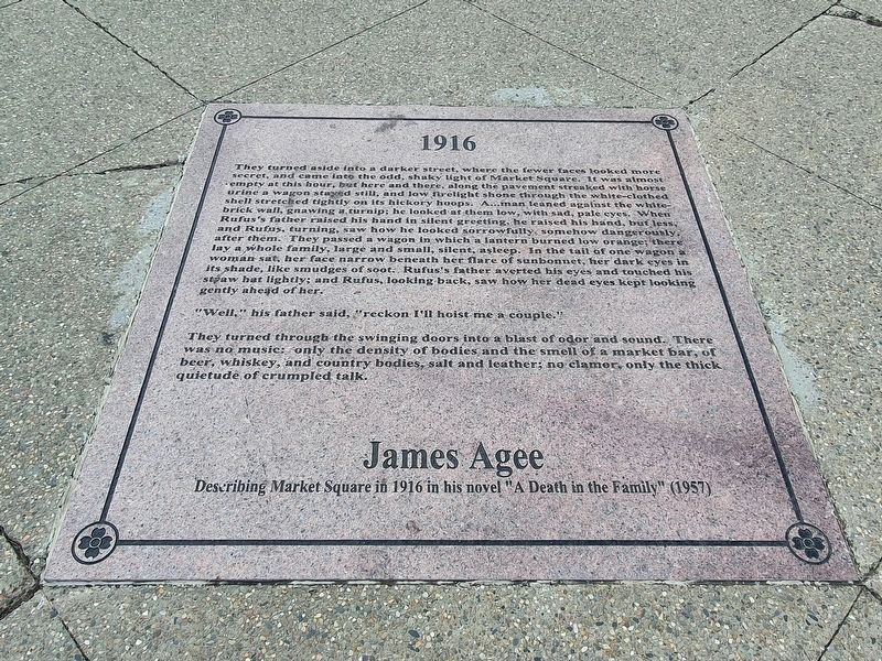 James Agee Marker image. Click for full size.