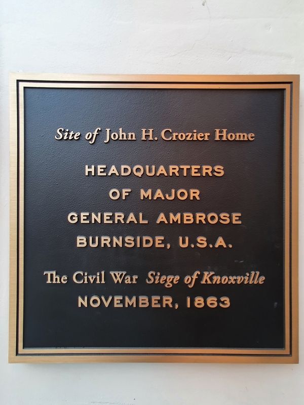 Site of John H. Crozier Home Marker image. Click for full size.